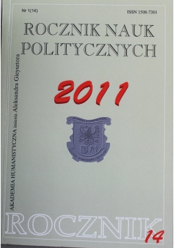 Rocznik nauk politycznych nr 14