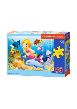Puzzle 60 Mała Syrenka CASTOR