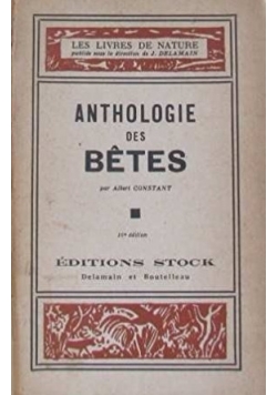 Anthologie des betes, 1935r.