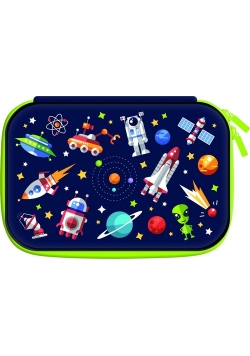 Piórnik jednokomorowy 3D Space