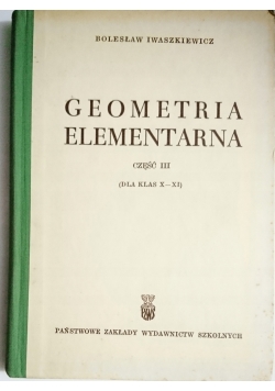 Geometria elementarna część 3