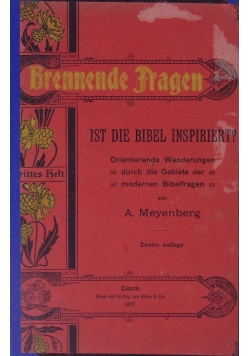 Brennende Fragen,1907r.