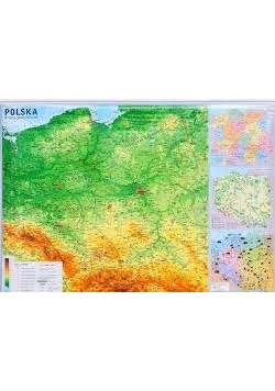 Polska. Mapa ścienna 1:700 000