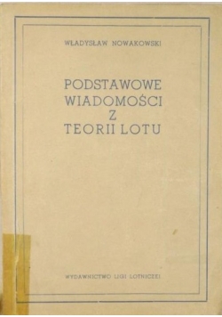 Podstawowe wiadomości z teorii lotu