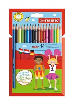 Kredki Stabilo Color 18 kolorów