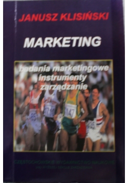 Marketing badania marketingowe instrumenty zarządzanie