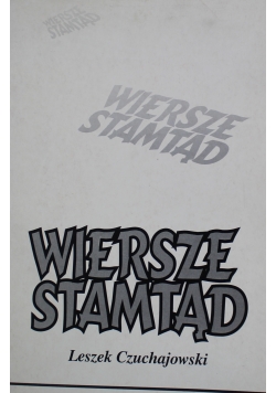 Wiersze stamtąd