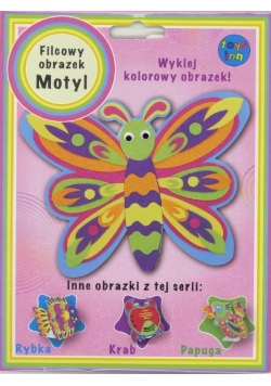 Obrazek filcowy motyl STnux