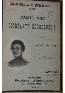 Pamiętniki Sierżanta Bourgogne 's 1899 r.