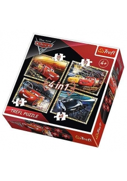 Puzzle 4w1 Gotowi do wyścigu TREFL
