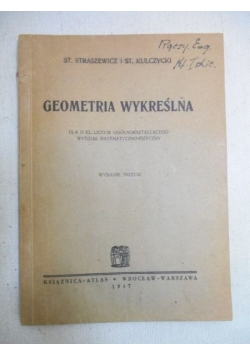 Geometria wykreślna, 1947 r.