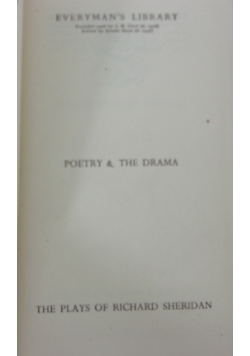 Poetry&the drama, 1949r.