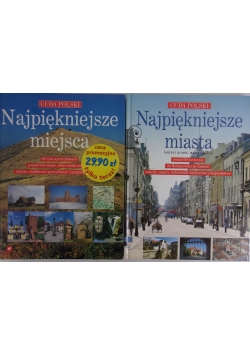 Najpiękniejsze miasta/ miejsca, zestaw 2 książek