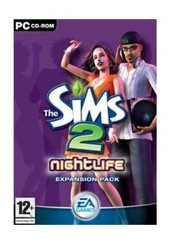 The Sims 2: Nightlife PC Video Game Expansion Pack, 2 discs