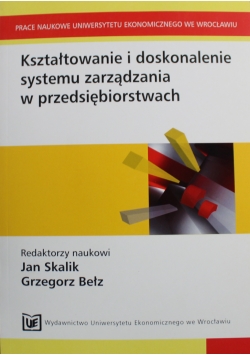 Kształtowanie i doskonalenie systemu zarządzania w przedsiębiorstwach
