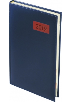 Kalendarz 2019 A4 dzienny przeszywany Panama Granat