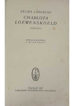 Charlota Loewenskoeld, 1927 r.