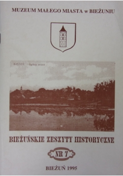 Bieżuńskie zeszyty historyczne nr. 7