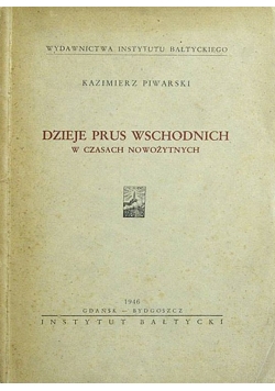 Dzieje Prus Wschodnich w czasach nowożytnych, 1946r.
