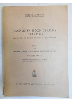 Rachunek różniczkowy i całkowy, tom I, cz. III, 1947 r.