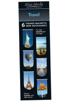 Zakładki magnetyczne Travel (6 sztuk)
