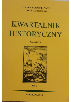 Kwartalnik historyczny rocznik CIX