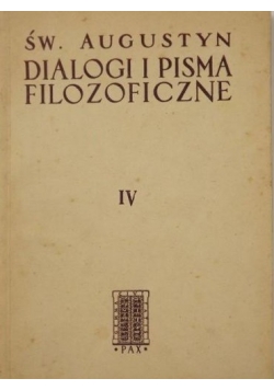 Dialogi  i pisma filozoficzne tom IV