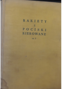Rakiety i pociski kierowane cz 1