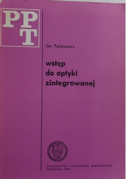 Wstęp do optyki zintegrowanej