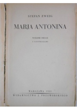 Marja Antonina, 1935 r.