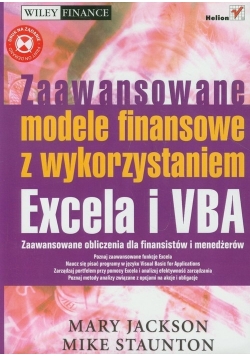 Zaawansowane modele finansowe z wykorzystaniem Excela i VBA + płyta CD