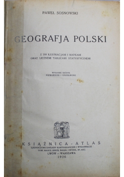 Geografja Polski 1926 r.