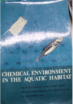 Chemical Environment in the aquatic habitat