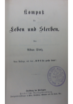 Kompass fur Leben und Sterben/ ABC fur grosse Leute