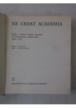 Ne Cedat Academia