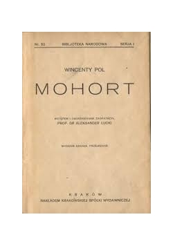 Mohort, 1925 r.