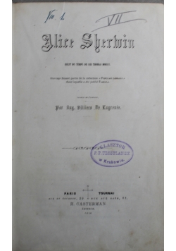 Alice Sherwin 1858 r.