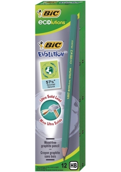Ołówek Evolution Eco bez gumki (12szt) BIC