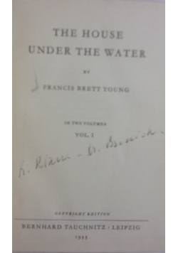 The house under the water, 1933r.