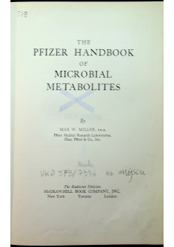 The Pfizer Handbook of Microbial Metabolites