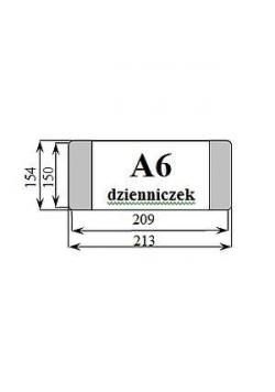 Okładka dzienniczek A6 (25szt) D&D