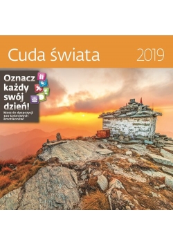 Kalendarz wieloplanszowy Cuda świata 30x30 2019