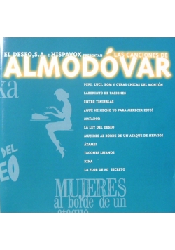 Las canciones de Almodovar, CD