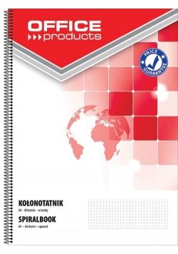 Kołonotatnik A4 w kratkę 80 kartek