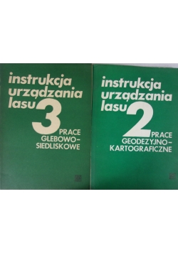 Instrukcja urządzania lasu, zestaw 2 książek