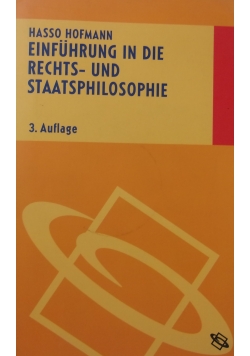 Einfuhrung in die Rechts und Staatsphilosophie