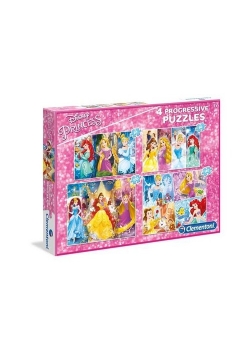 Puzzle Księżniczki 20+60+100+180