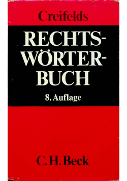 Rechtsworterbuch