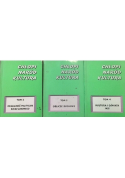 Chłopi naród kultura, tom 2-4