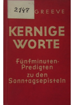 Kernige Worte ,1935 r.